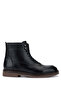 Men's Genuine Leather Black Leather Casual Boots