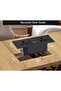 Brown MP1-HD-BRN-PM Writing Table with Power Module, Power Strip Desktop Socket Board - 2