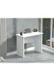 Limited Edition Modern Executive Study Desks With Round Desktop Power Module - White - 4