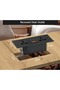 Writing Table With Desktop Socket And USB AC Port - Brown - 2