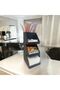 3-Tier 5-Compartment Metal Straw, Napkin, and Sugar Holder Black Organizer Stand Model - 3 - 5