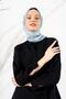 وشاح نسائي ناعم ذو مربعات صغيرة - 3