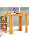 Modern Study Desk Support, Modern Executive Desks Ideal for Office, Home - Light Walnut - 4