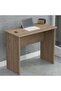 Modern MP1 Study Table, 90x45 with Black BS02 Desktop Socket Truffle Davos Oak - 4