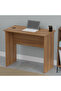 Modern MP1 Study Table, 80x40 with Black BS02 Desktop Socket Natural Dijon Walnut - 3