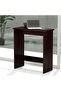 Study Desk with Foot Rest Support, Executive Desks Ideal for Home and Office - Dark Walnut - 5