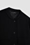 Crop College Collar Bomber Jacket - 5