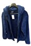 Women's Hooded Plush Fleece Blue - 3
