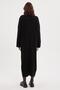 Women's Black Bicycle Collar Hair Knitted Strick Dress - 4