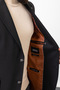 Straight Slim Fit Mono Collar Pocket Men's Jacket Black - 40327.23K - 6