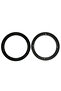 2Pcs Speaker Spacer Pad Adapter 6.5 Inch Plastic Fitting Audio Anti-Slip Autoradio Speaker Pakkin... - 4