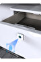 KAK Biometric Fingerprint Lock White Anti-theft Smart Drawer Lock 30x30mm Keyless Fingerprint Sec... - 8