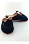 Black Bow Tie Bow Plush Winter Women's Slippers - 3