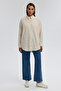 Tassel Detailed Linen Shirt