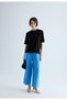 Women's Black Color Basic Camisole Crew Neck T-Shirt - 2