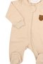 Unisex Ear Detail Zippered Newborn 0-3-6-9-12 Months Seasonal Hooded Jumpsuit - 4