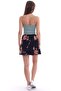 200713174   Knitted crepe patterned fragmented short skirt black gull pattern - 6