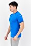 Men Sportswear Fit Brand Logo Training T-Shirt, Blue - 4