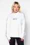 Women Sportswear Fit Long Sleeves Running Sweatshirt, White