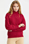 Full Fisherman Flowing Knitwear Sweater - Red - 5