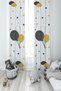 Unisex White Balloon Children's and Baby's Room 2 Wings Background Curtain Mkt-002
