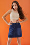 Blue Girl's Jean Skirt 15531