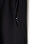 Boy's Black Elastic Waist Zippered Pocket School Sweatpants 16263 - 2
