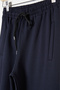 Girl's Navy Blue Elastic Waist Zippered Pocket School Sweatpants 16269 - 4