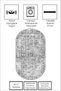 Digital Printing Washable Non-Slip Base Oval Kitchen Carpet Living Room Carpet and Floor Mat - 3