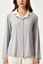 Women's Efsa Star Extra Soft Gray Cream Pajama Set - 7