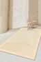 Machine Washable Non-Slip Base Stain Resistant Modern Beige Kitchen Carpet Living Room Carpet and Runner
