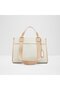 Women's Brown Satchel Bag Handbag With Single Compartment - 4
