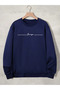 California Printed Unisex Ribbed Oversize Crew Neck Sweatshirt