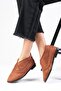 Clarisse Brown Stretch Suede High Top Women's Casual Flat Shoes - 5