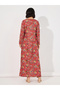Floral Print Rayon Mukhawar Jalabiya with Handwork - 6