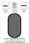 Machine Washable Non-Slip Base Stain Resistant Oval Runner Gray Cutting Runner for Home Decoration - 2