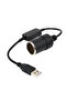 محول طاقة USB من 5 فولت إلى 12 فولت، يعمل على ولاعة سجائر السيارة، مزود بموصل تحكم... - 3
