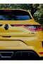 شعار حروف صندوق السيارة RS باللون الأصفر والأسود ABS 3M متوافق مع Renault - 5