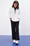 White Girl's Hooded Shirt Suit 17959