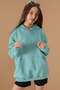 Girl's Mint Hooded Sweatshirt 19188 - 3