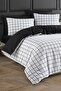 طقم غطاء لحاف مزدوج سهل الكي - أرتوس أسود