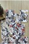 15Pcs Red Black White Floral Themed Scrapbook Paper Set Bullet Journal Decoupage Paper - 2
