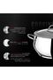 Mister Cook 7-Piece Cookware Set With Covers, BA3000, 16 X 9 Cm, 7 Pieces, Glass Cover, Stainless Steel - 7