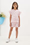 Pink Polka Dot Shorts and Blouse Girls' Set 18677