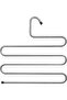 Metal Trouser Scarf Hanger 5 Layers with Bead End 1 Piece - 3