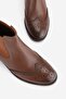 Women's Tan Genuine Leather Number 35-41 Short Heel Chelsea Boots & Booties - 2