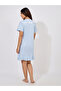 Lace Trim Bow Detail Collared Nightdress - 4