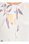 Lemon Print Tiered Flute Sleeve Maxi Night Dress - 3