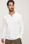 Men's Ecru Reddington Polo Collar Long Sleeve Thin Knitwear Sweater 22w403 - 3