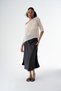Women's Boat Neck Openwork Transparent Knitwear Sweater Vanilla 24S159 - 4